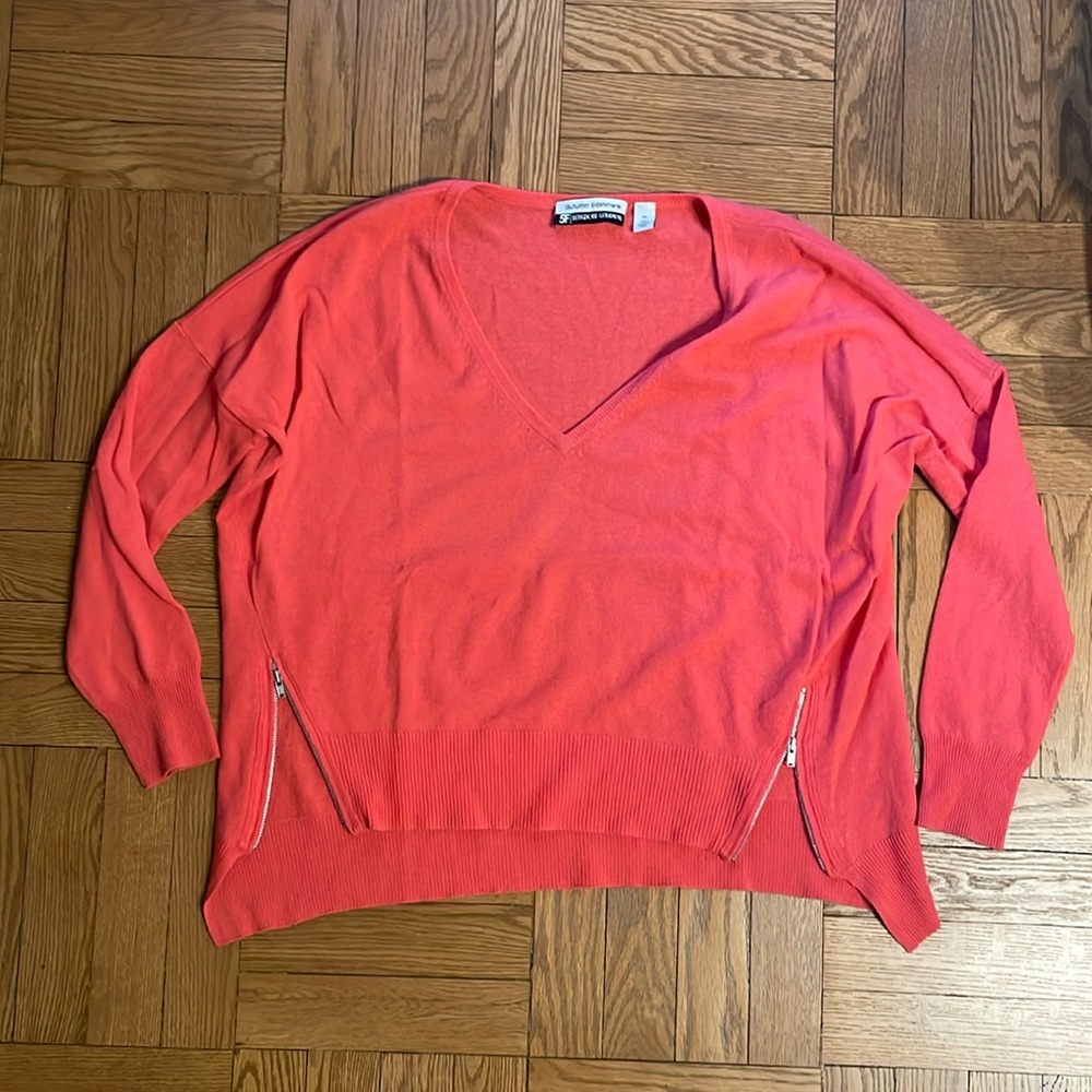 Autumn Cashmere coral sweater